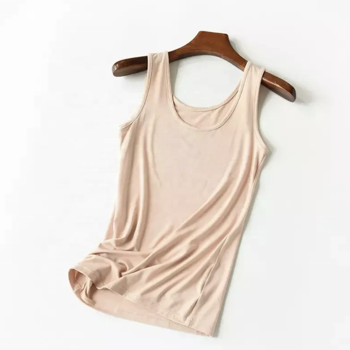 Custom ladies bamboo organic women sleeveless t shirt tank top Cotton / Bamboo Fiber Plus Size Women's Tank Tops from Pakistan