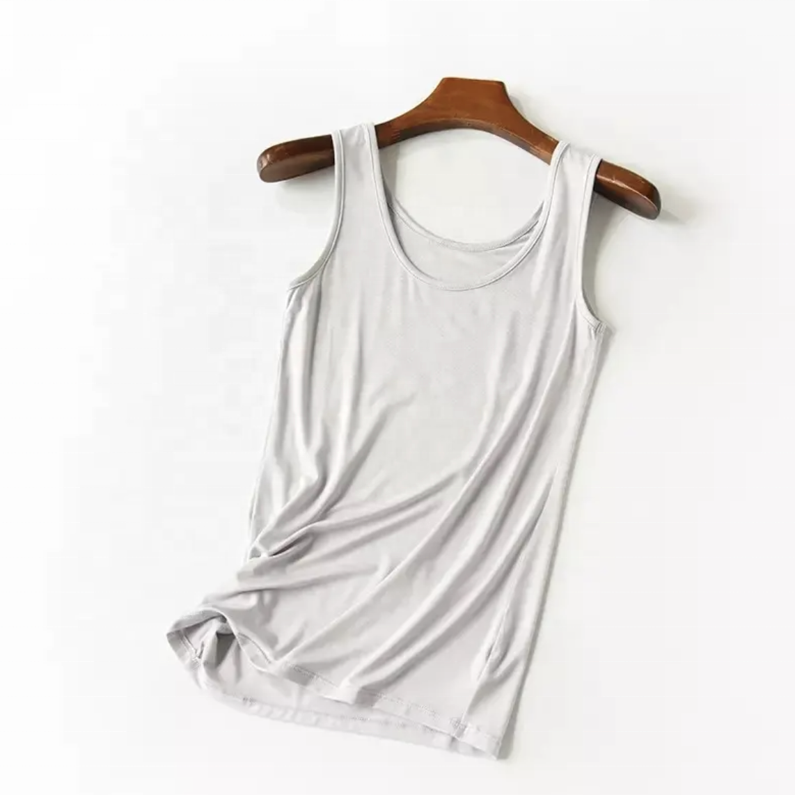 Custom ladies bamboo organic women sleeveless t shirt tank top Cotton / Bamboo Fiber Plus Size Women's Tank Tops from Pakistan