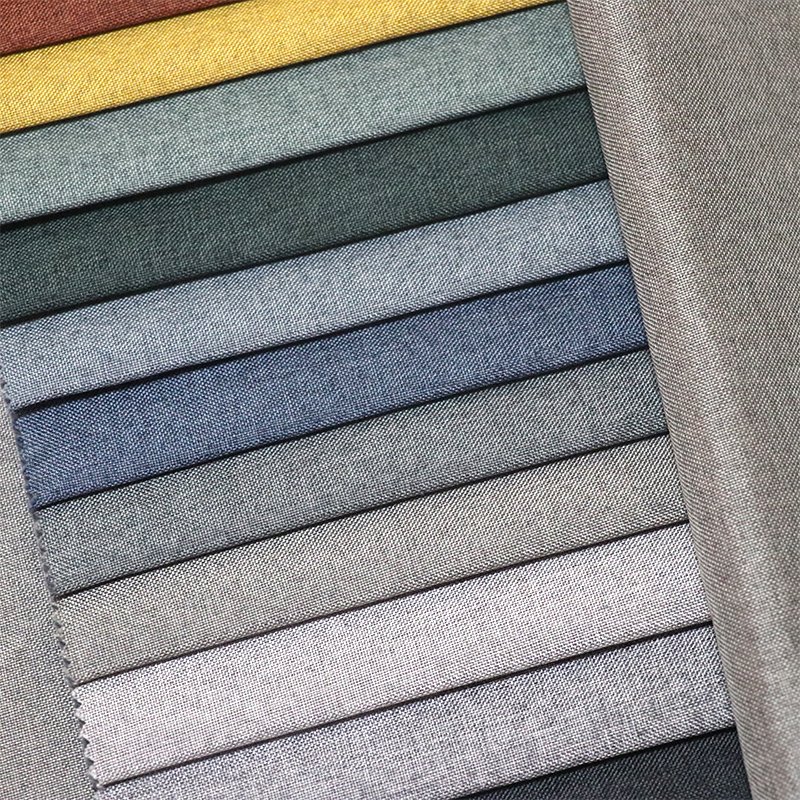 2477 Africa Customized 100% Polyester Waterproof Print Yarn Dyed Home Textile Raw Material Linen Fabric for Upholstery