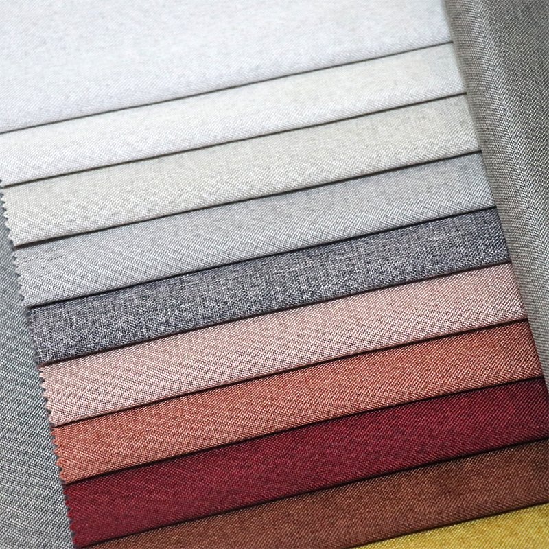 2477 Africa Customized 100% Polyester Waterproof Print Yarn Dyed Home Textile Raw Material Linen Fabric for Upholstery