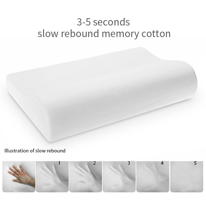 comfortable memory foam bamboo fabric sleeping pillow