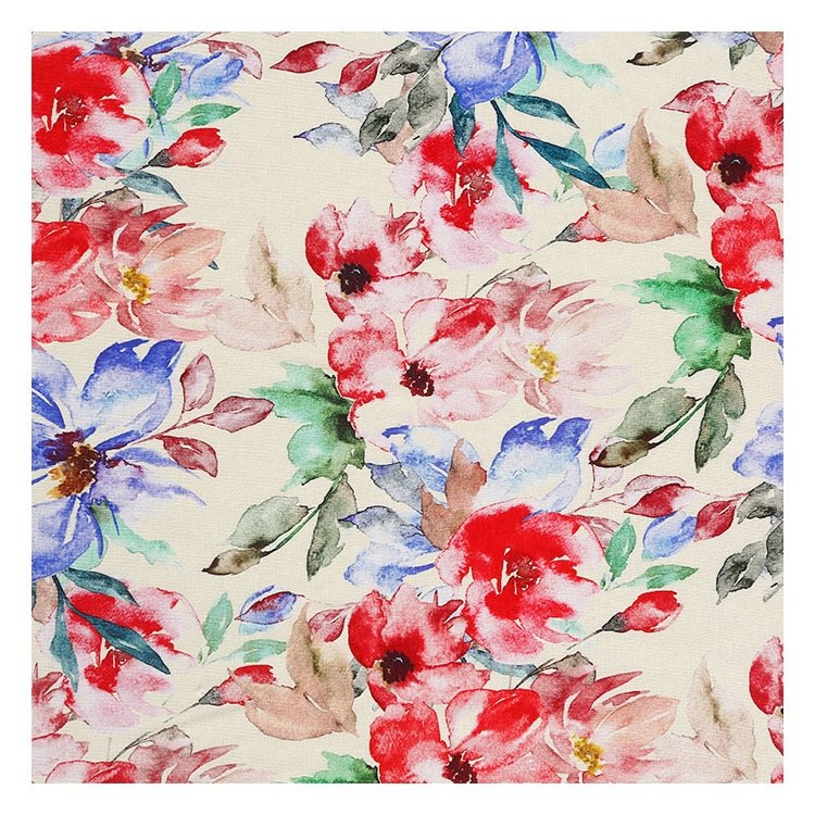 Good quality hot sell well organic Bamboo fiber lycra knitted jersey fabric 95% bamboo 5% spandex for Baby Cloth