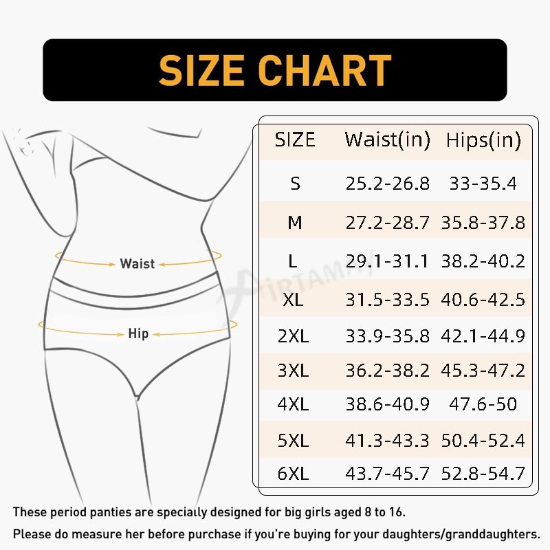 Airtamay 4 Layers Bambou Ropa Interior Menstrual Cycle Period Proof Panties Reusable Underwear Bikini Undies For Women