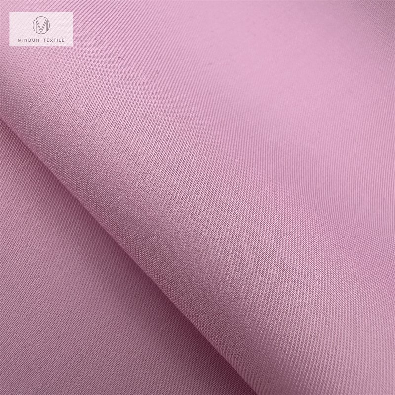 Mindun Multicolor Organic Bamboo Fiber Polyester Spandex Plain Silk Shirt Fabric