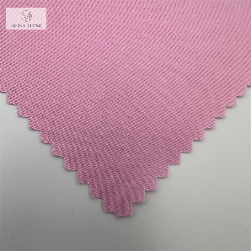 Mindun Multicolor Organic Bamboo Fiber Polyester Spandex Plain Silk Shirt Fabric