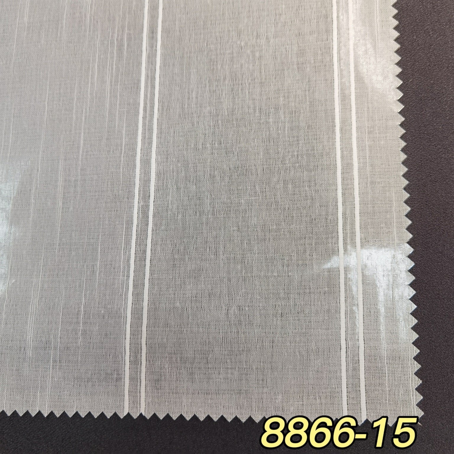 Low price Faux Linen Design Transparent Sheer Curtain Fabric