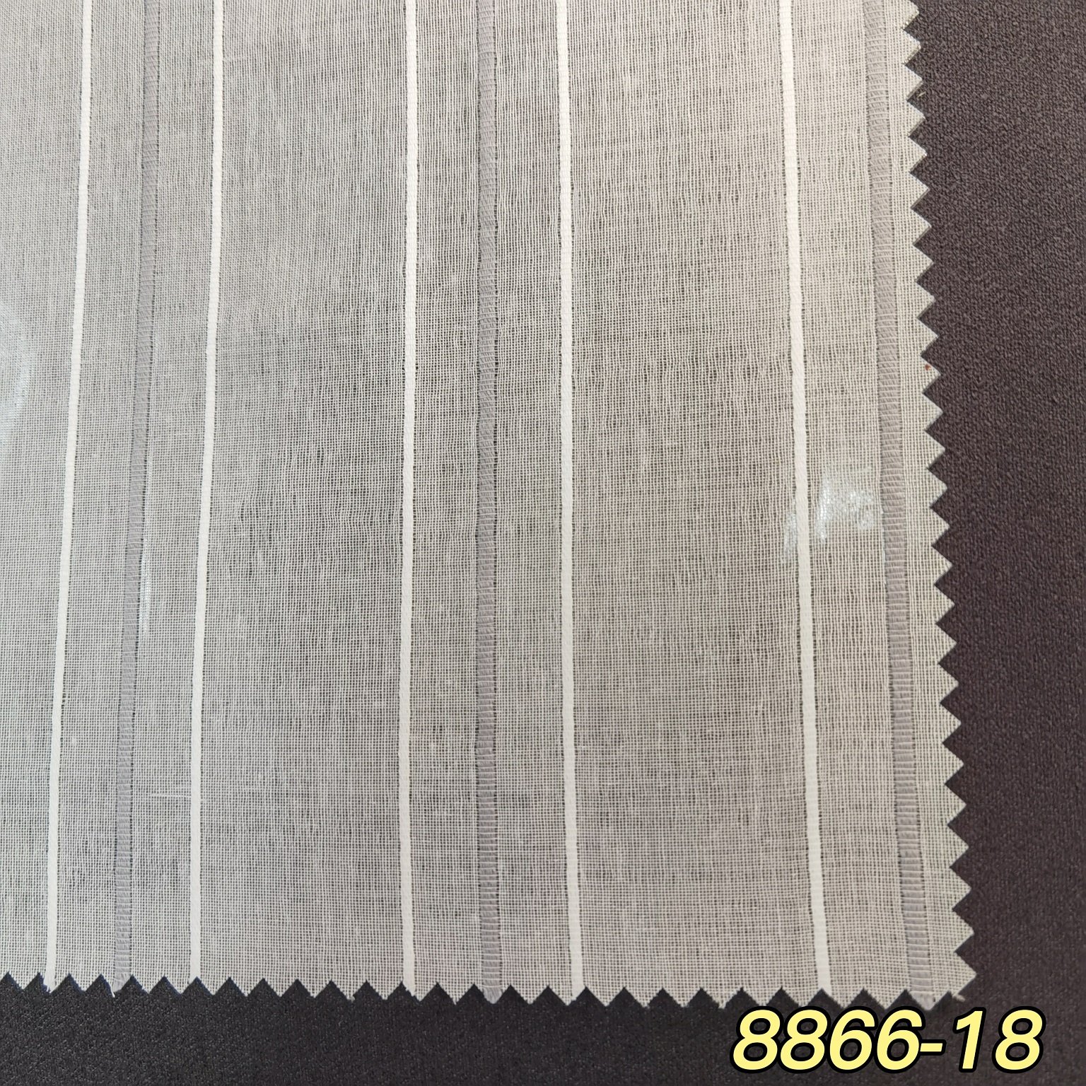 Low price Faux Linen Design Transparent Sheer Curtain Fabric