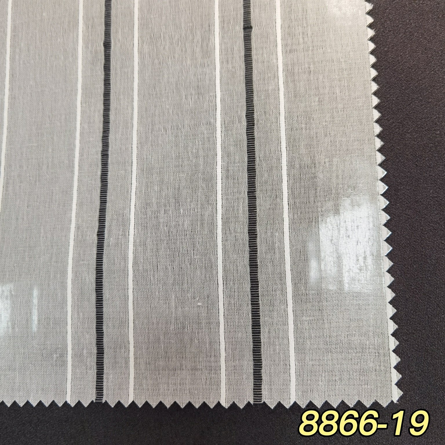 Low price Faux Linen Design Transparent Sheer Curtain Fabric