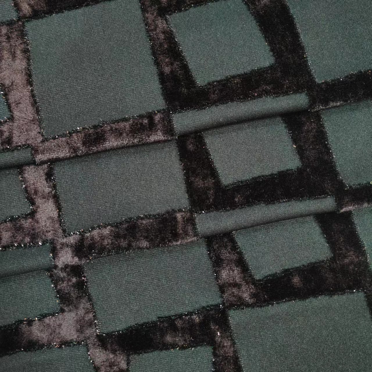 Custom High Quality Stretch Knitted Dress Garment Curtain Sofa Poly Metallic Lurex Polyester Spandex Jacquard Clothing Fabric