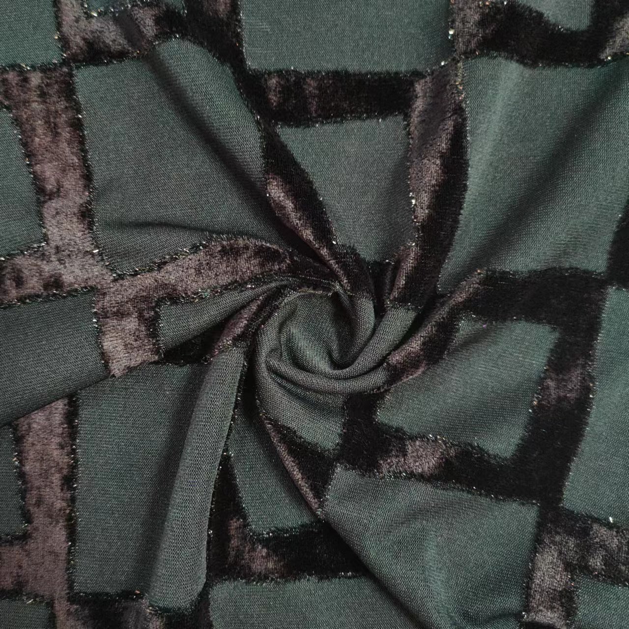 Custom High Quality Stretch Knitted Dress Garment Curtain Sofa Poly Metallic Lurex Polyester Spandex Jacquard Clothing Fabric