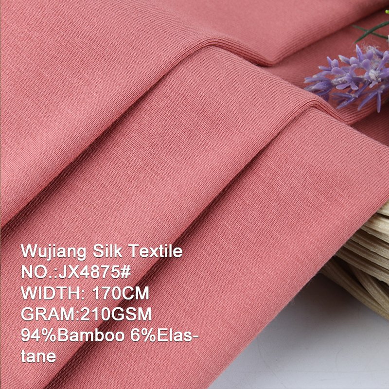 BJ03 2024 new 40s 210g Bamboo Stretch Jersey underwear fabric
