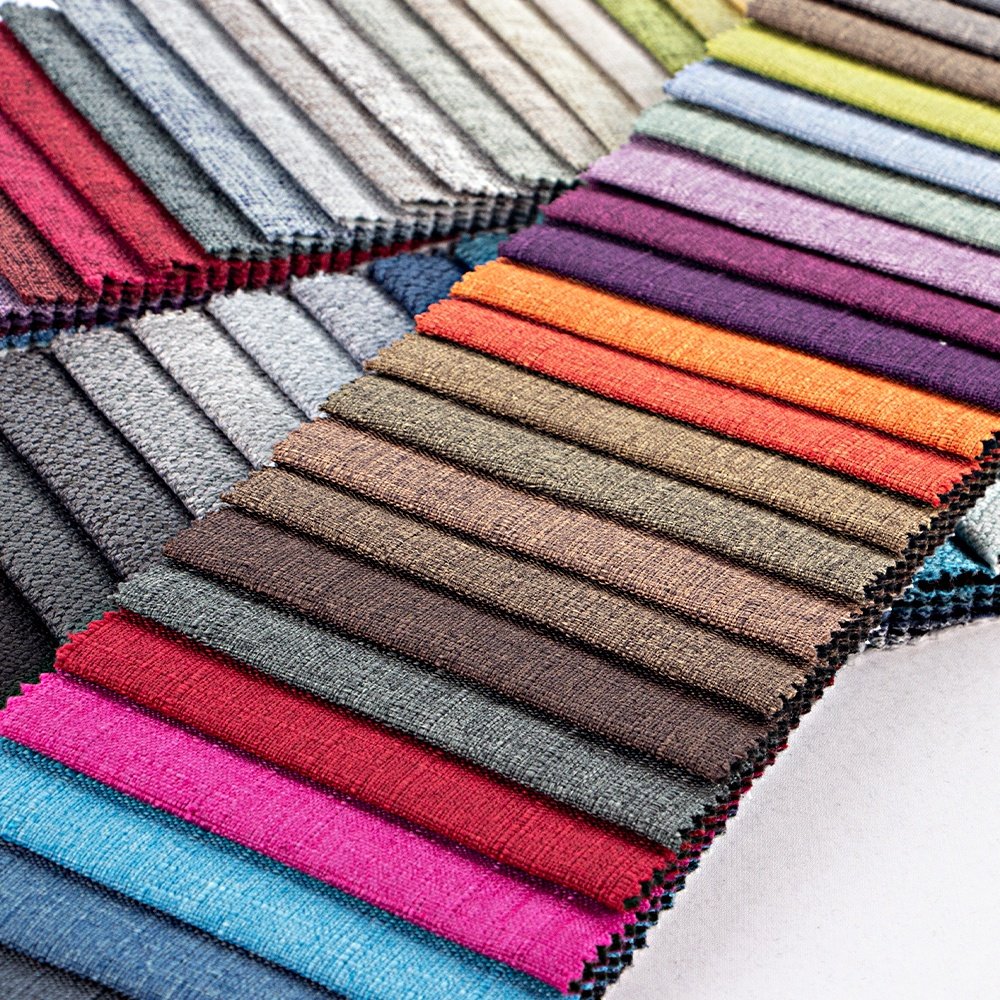 Home Textile Size Color Ready Goods100% Polyester Material Customized 100% Polyester Fabric For Sofa and Curtain