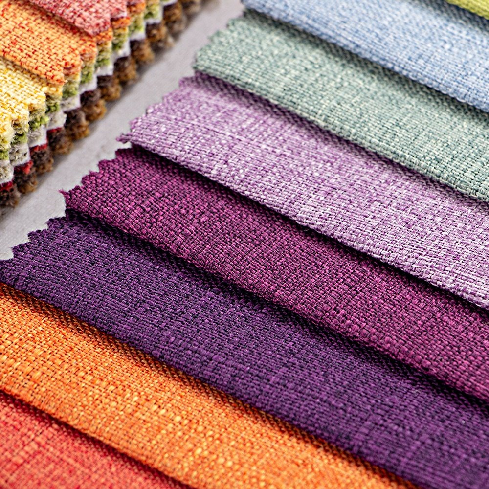 Home Textile Size Color Ready Goods100% Polyester Material Customized 100% Polyester Fabric For Sofa and Curtain