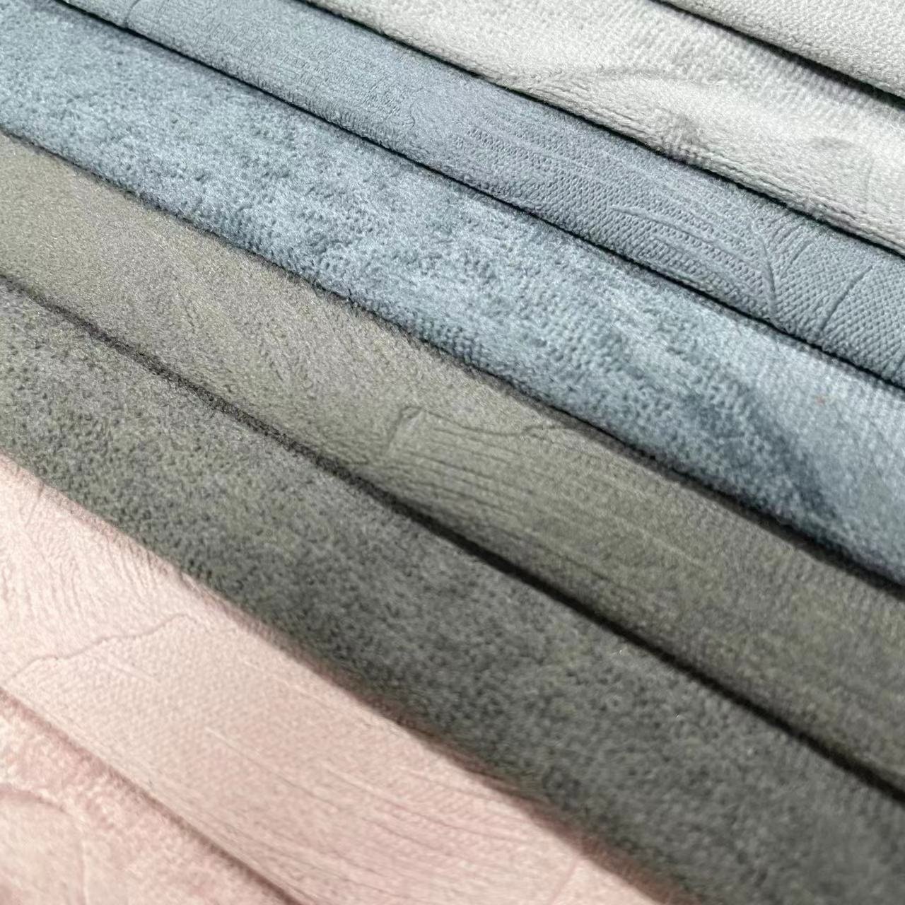 Elegant Jacquard Leaf Looking Curtain Fabric Living Room Bedroom Thermal Insulated