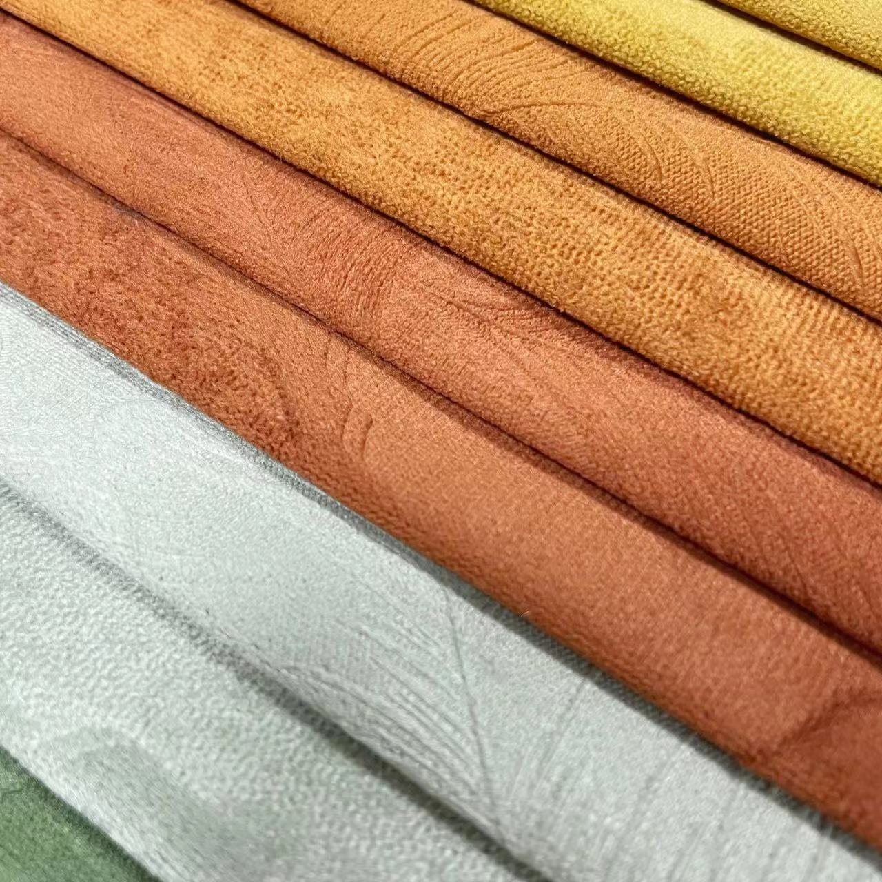 Elegant Jacquard Leaf Looking Curtain Fabric Living Room Bedroom Thermal Insulated