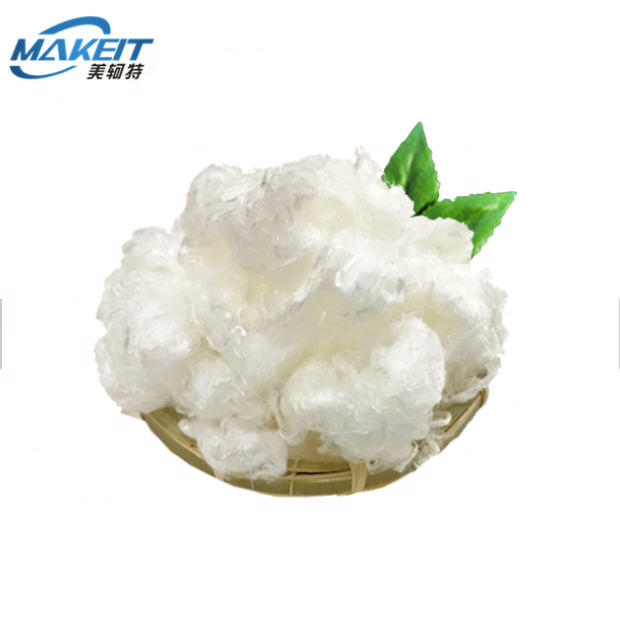 Natural Bamboo Fiber Use for Filling Pillow and Scarf