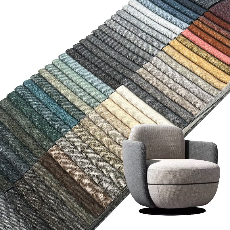 Wejoy 100 polyester 290gsm colorful boat faux linen fabric for furniture sofa