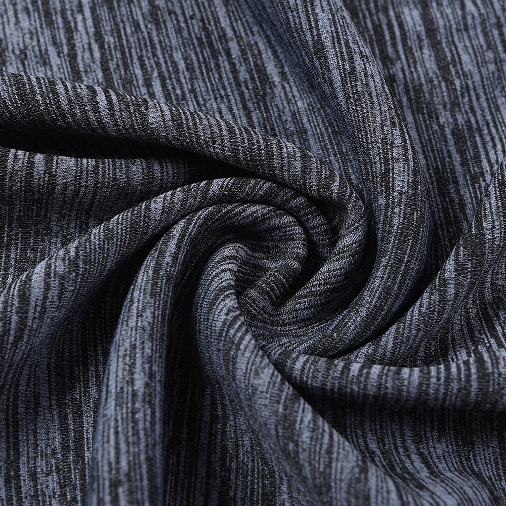 Manufacturer 100% Polyester Polar Fleece Brushed Fabric Anti pilling Cation Melange Soft Stretch Knit Fabric for Sports Wear