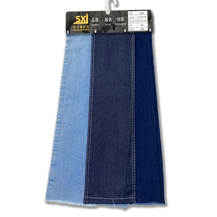 Cheap denim fabric made in China factory resistant linen slub cotton medium stretch denim fabric 12OZ denim clothing fabric