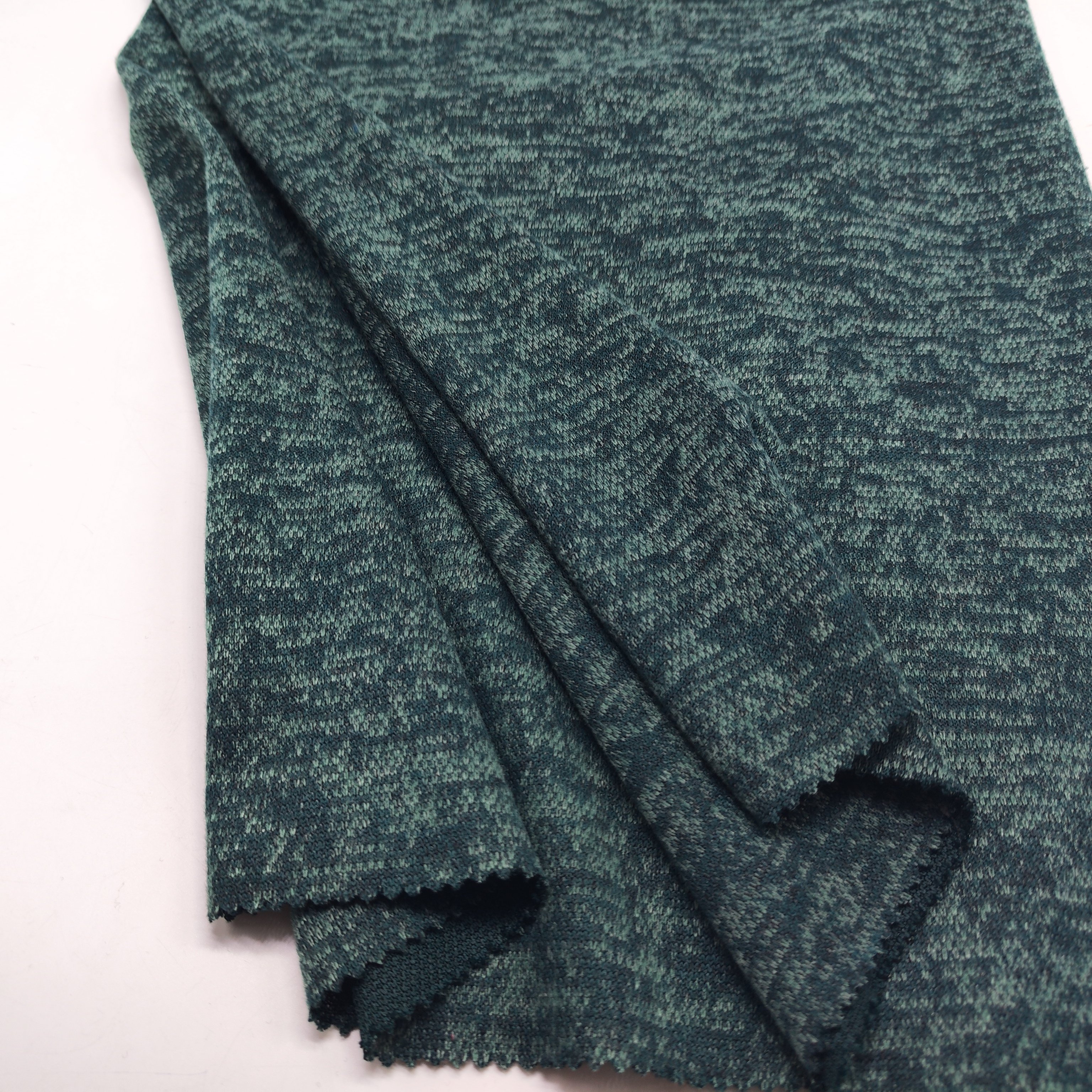 SHAOXING YUEYANG TEXTILE INDIAN FABRIC Hacci ANGORA 100% Polyester Flax Knitting Jersey Fabric for women garment cheap quality