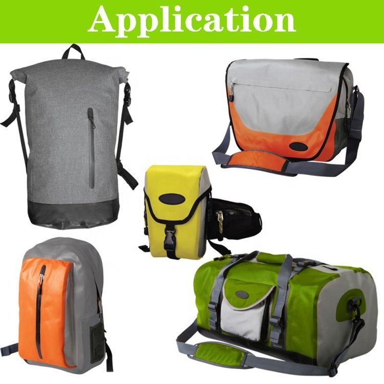 Waterproof 600D Polyester Oxford with TPU Coating Fabric for Welding Bags