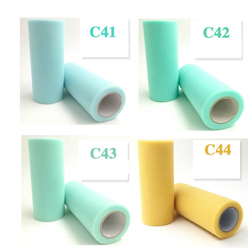 Tutu Tulle Roll 15cm 25 Yards Mesh Fabric illusion bridal tulle fabric 100%Polyester Rolos De Tule Tul Para Tutu