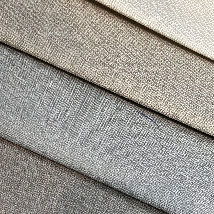 2174-150 Freesample Linen Home Polyester Linen Curtain Linen Fabric For Upholstery