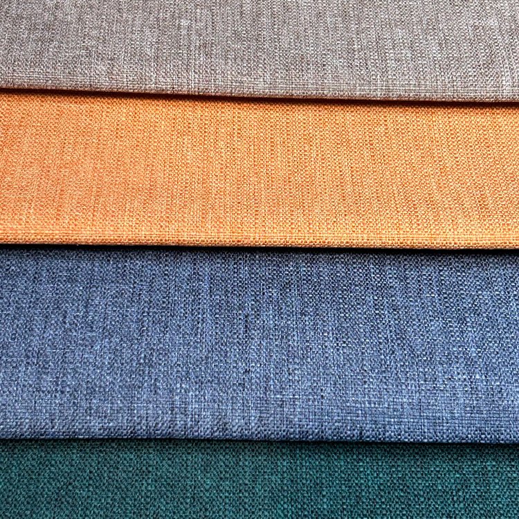 2174-150 Freesample Linen Home Polyester Linen Curtain Linen Fabric For Upholstery