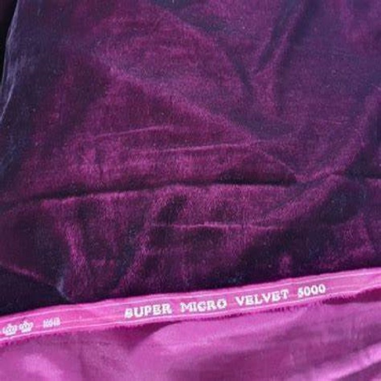 Popular plain dyed PD woven korea super micro velvet model 5000