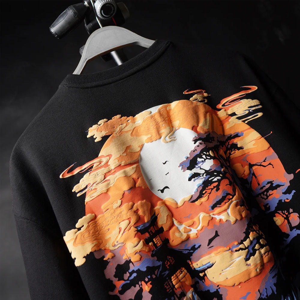High quality t-shirt puff print Custom 3D men's T-shirt 100% cotton tshirts fashion tshirts for men
