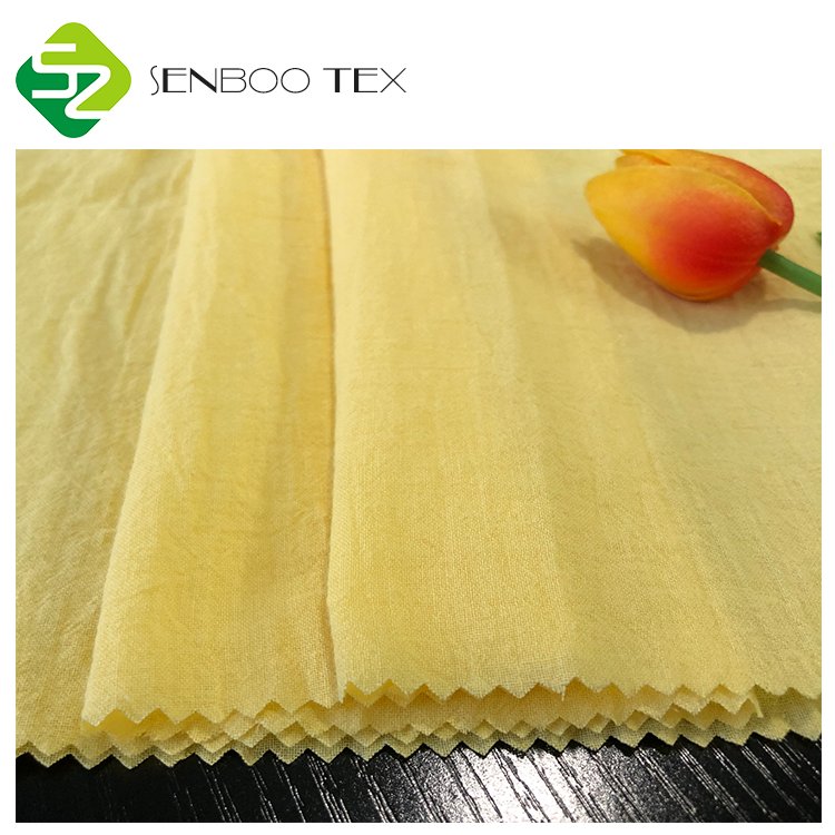 Wholesale Light Weight Crepe Cotton Gauze Voile Fabric For Scarves In Stock