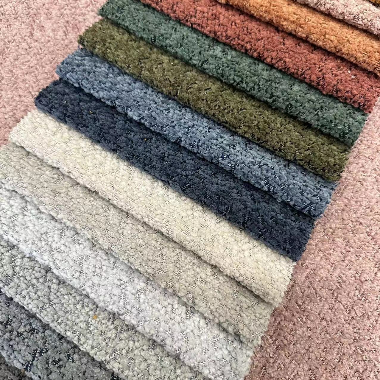 JL25803- polyester home textile sofa fabric for plain Comfortable Warm Upholstery Pillow linen curtain fabrics For Home