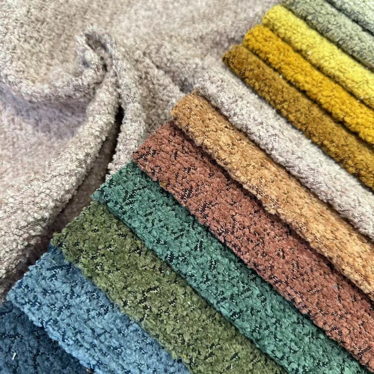 JL25803- polyester home textile sofa fabric for plain Comfortable Warm Upholstery Pillow linen curtain fabrics For Home