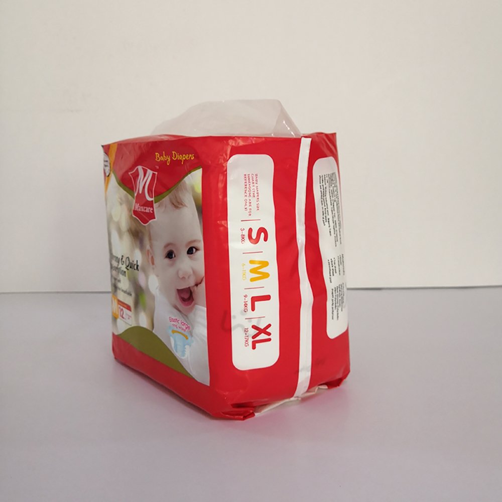 Maxcare Baby Diaper Wholesale Soft Skin Organic Baby Bamboo Fiber Natural Disposable Diaper Baby