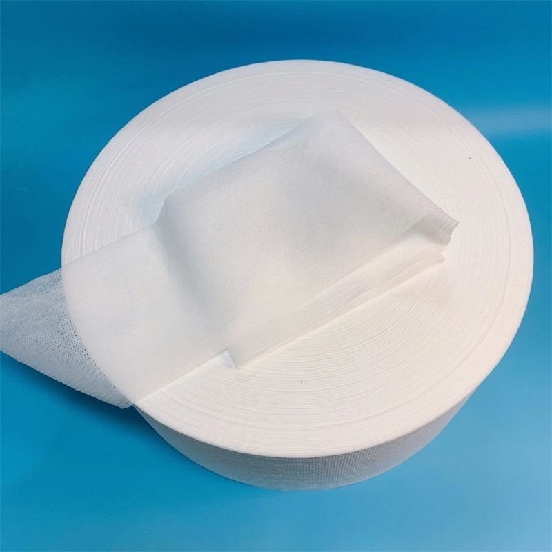 Non-Woven Fabric Cloth Roll Biodegradable Bamboo fiber Hydrophobic Non Woven Wet Wipes Spunlace Nonwoven Fabric