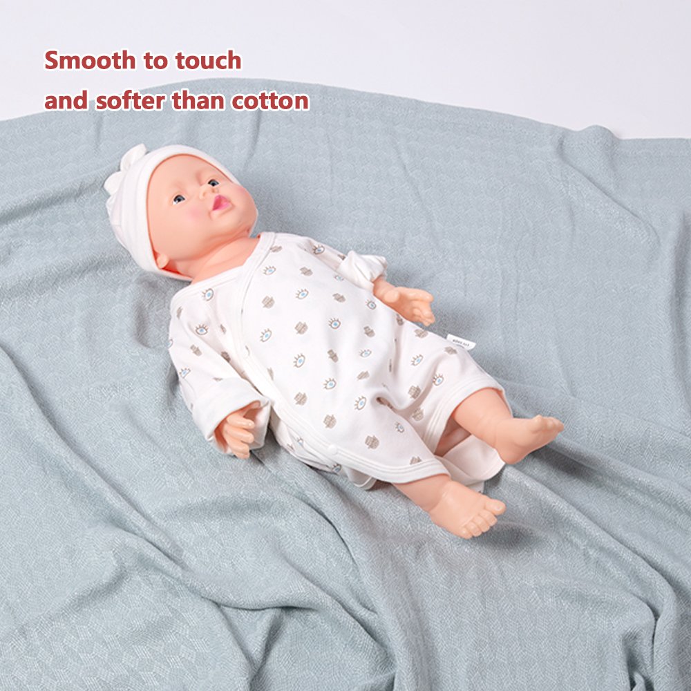Baby Bedding Wholesales Summer soft plain bamboo baby blanket organic cable knitted rhombus blanket bamboo baby blanket