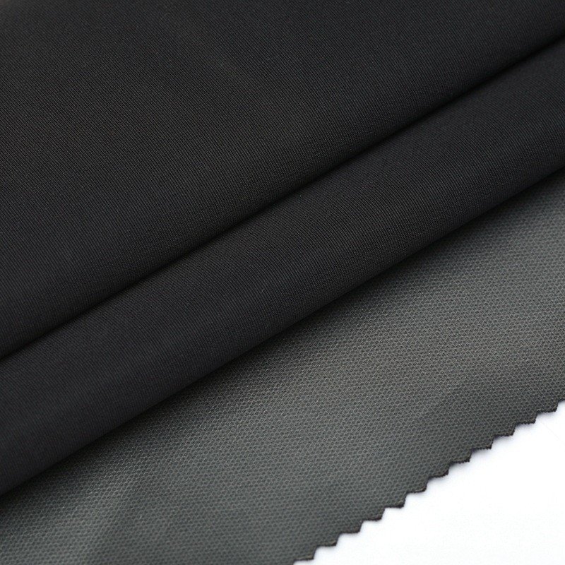 75D*320D 120GSM 100% Polyester Taslon taslan Fabric Jacket coat Fabric Water repellent PU Coated for gloves fabric