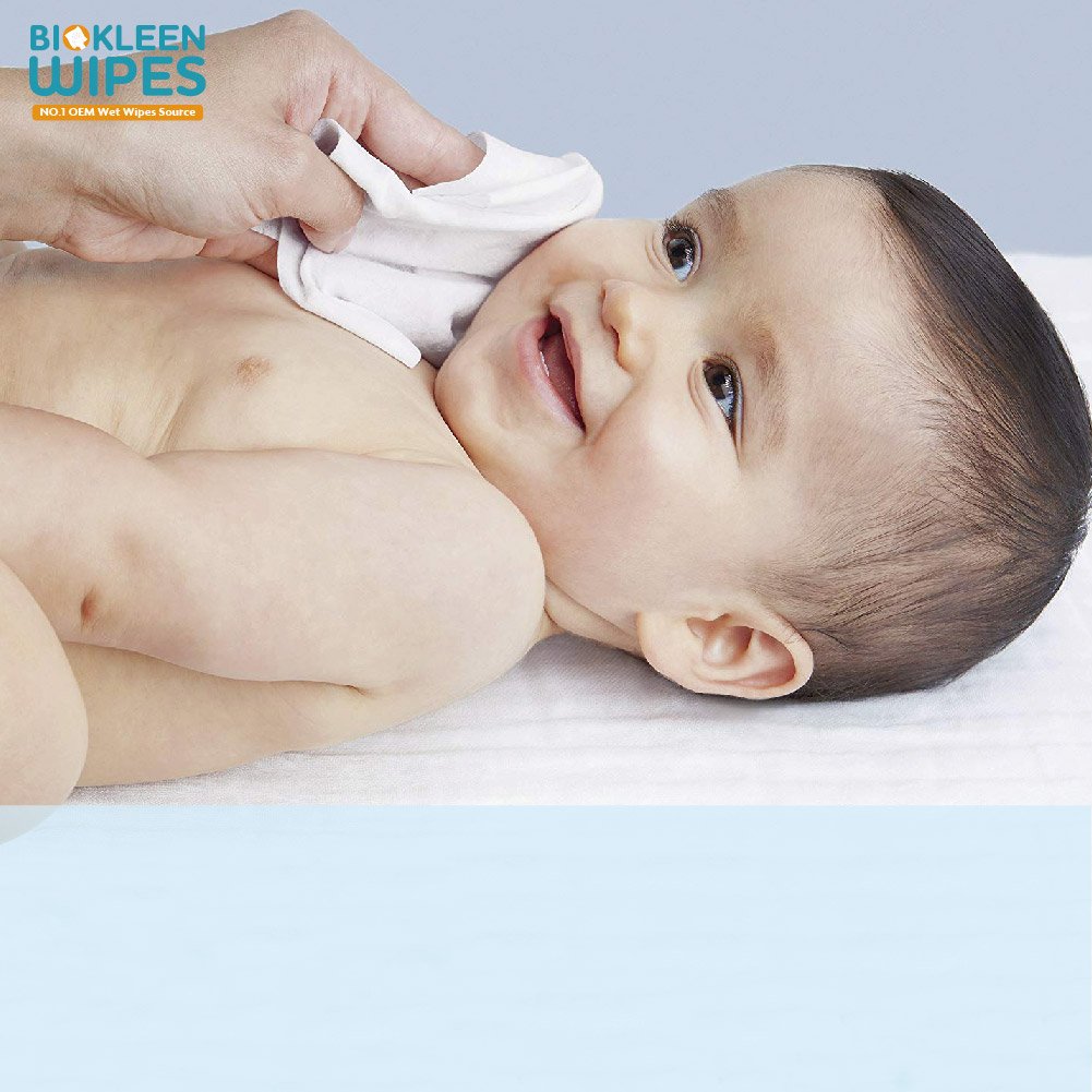 Biokleen Custom logo 60 Free Sample 100% Compostable Biodegradable Baby Wipes Disposable Bamboo Baby Wipe Bamboo Baby Wet Wipes