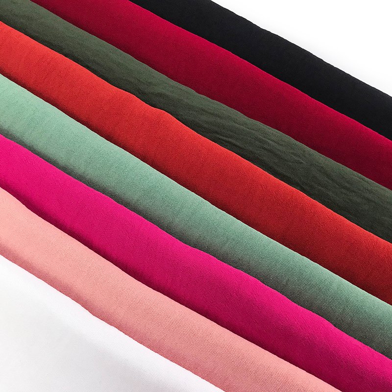 Africa Wholesale Muslin Abaya Stretch CEY Textile Woven Fabric 100% Polyester Customized Stretchable Fabric Plain Garment, Dress