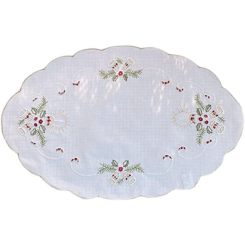 French Style Embroidered Linen Place Mat Napkin Disposable Waterproof Cotton Placemats for Wedding