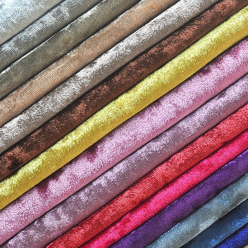 Cheap Price Custom All Colors 100% Polyester Panne Velvet Fabric for Home Textile and Garment