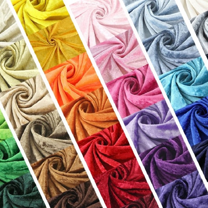 Cheap Price Custom All Colors 100% Polyester Panne Velvet Fabric for Home Textile and Garment