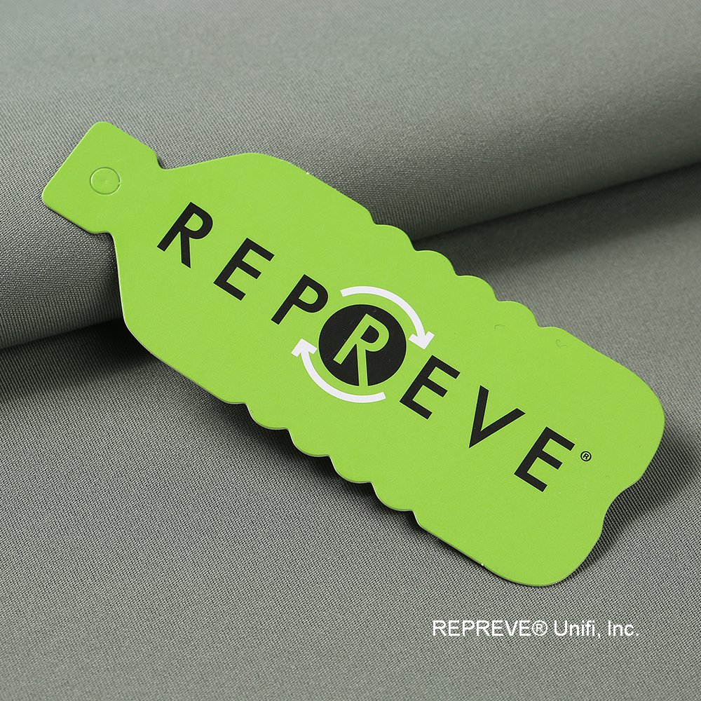 REPREVE Recycled fabric for leggings sportswear t-shirt swimwear, RPET Recycled polyester made from recycled plastic bottles