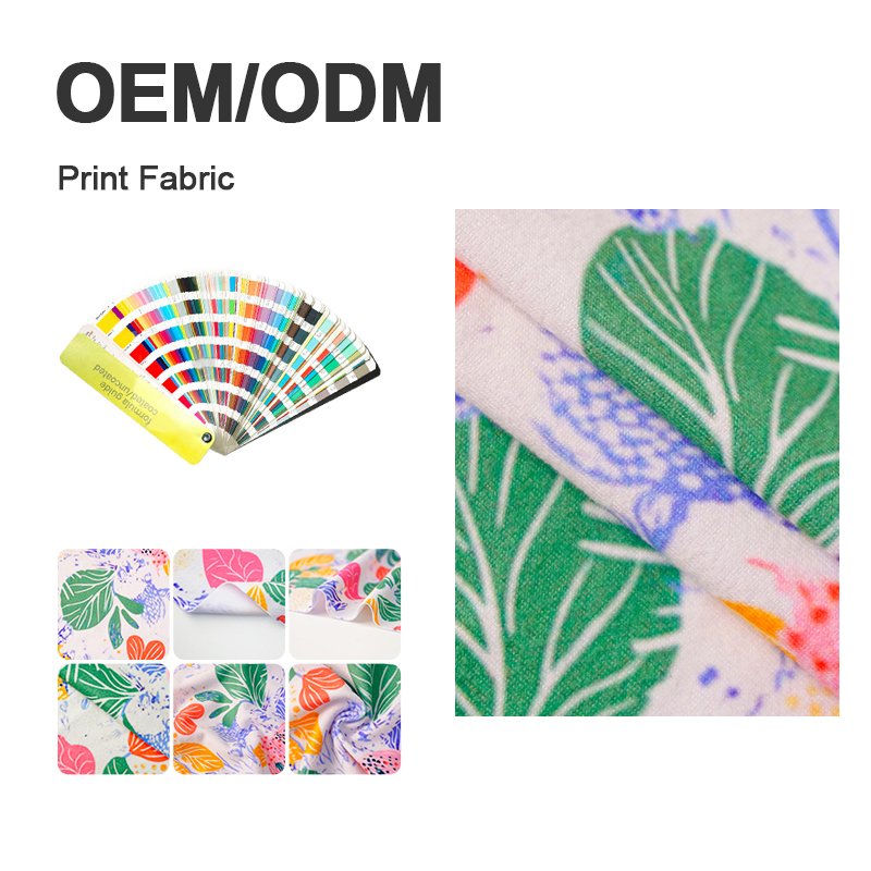 Professional quality trend custom print children cotton fabric 70%bamboo 30%spandex 200gsm fabric for baby clothes