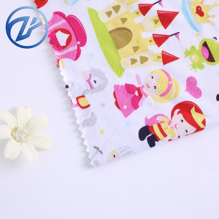 High Quality customized design soft fabric digital print 95/5 bamboo lycra fabric