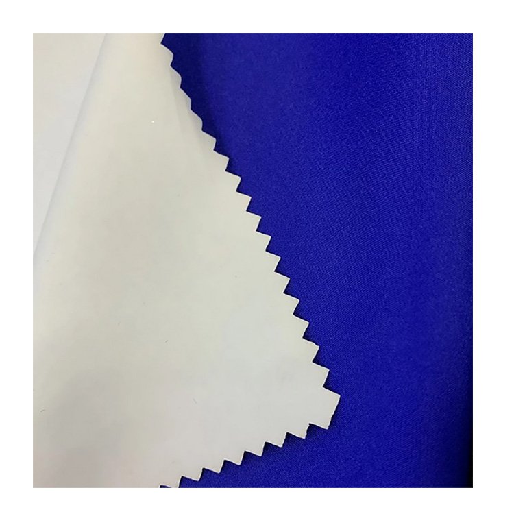 Wholesale High Quality 320T Polyester Pongee Fabric pu milky coating Waterproof for Jacket