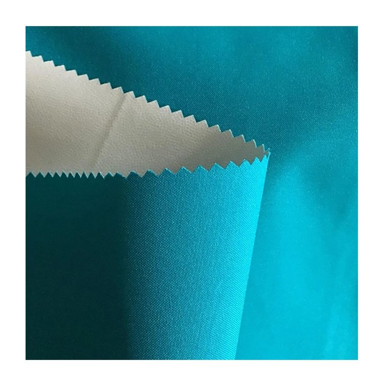 Wholesale High Quality 320T Polyester Pongee Fabric pu milky coating Waterproof for Jacket