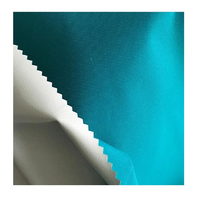 Wholesale High Quality 320T Polyester Pongee Fabric pu milky coating Waterproof for Jacket