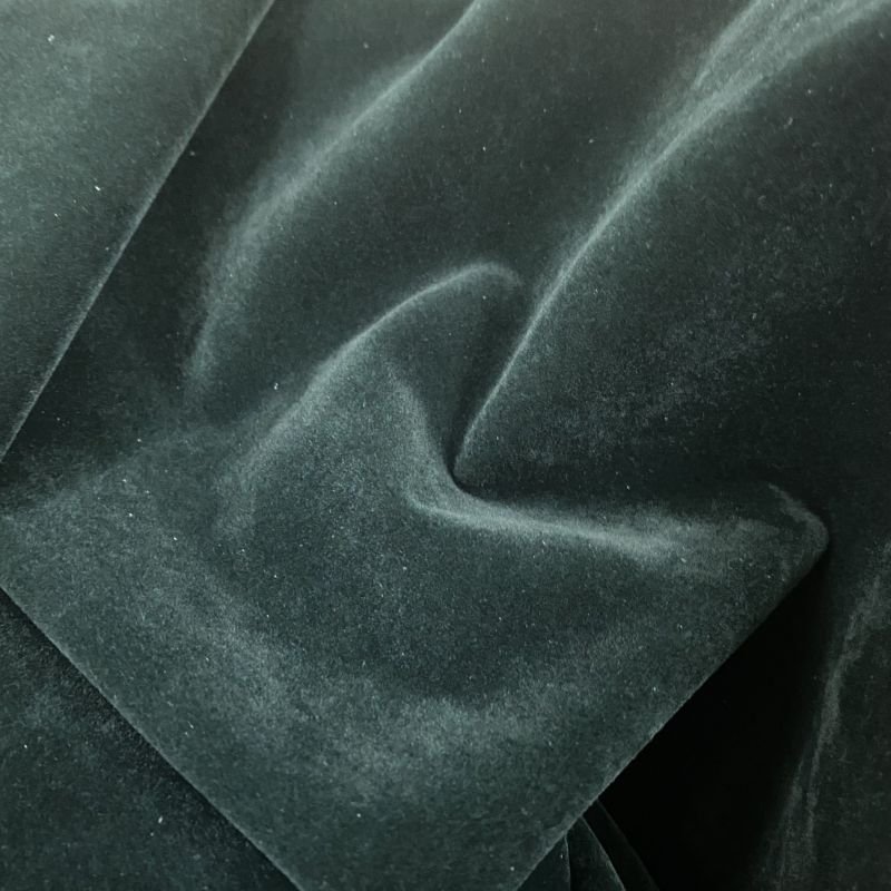 High quality double sides viscose flocking velvet fabric for bags pouch