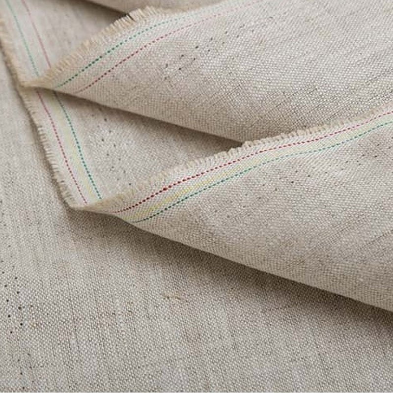 Wholesale 100% Pure Linen Plain Dyed Sand Wash Fabric